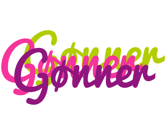 Gønner flowers logo