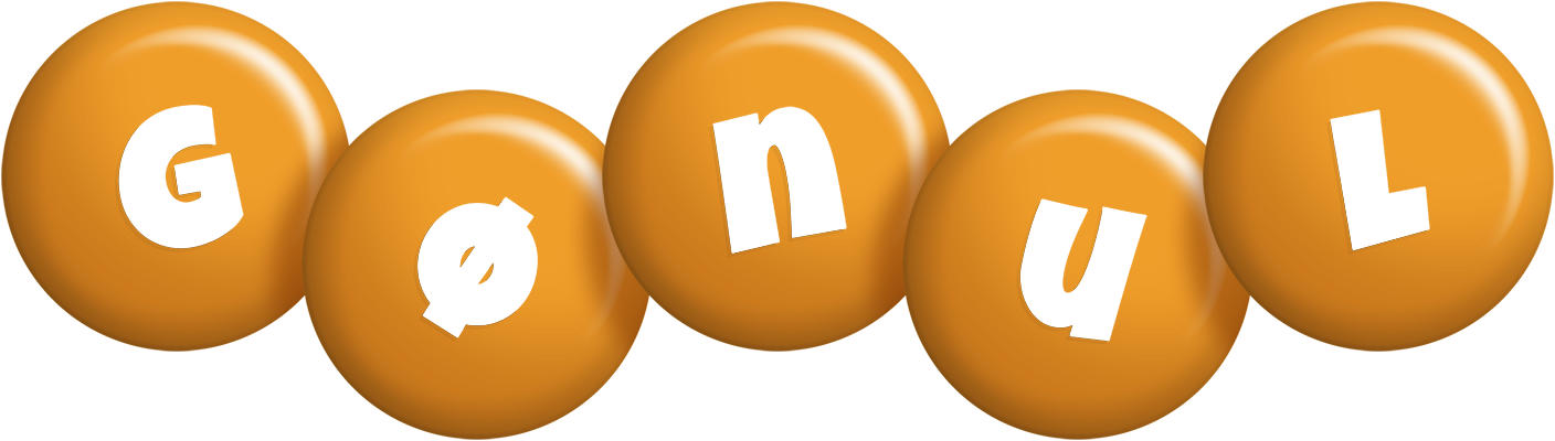 Gønul candy-orange logo