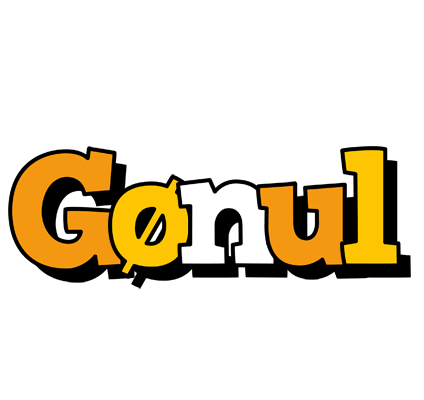 Gønul cartoon logo