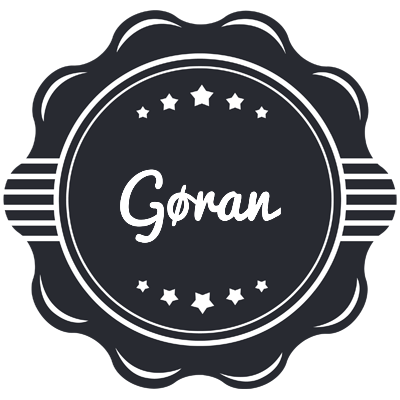 Gøran badge logo