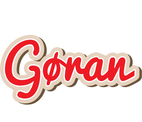 Gøran chocolate logo