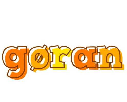 Gøran desert logo