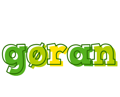 Gøran juice logo