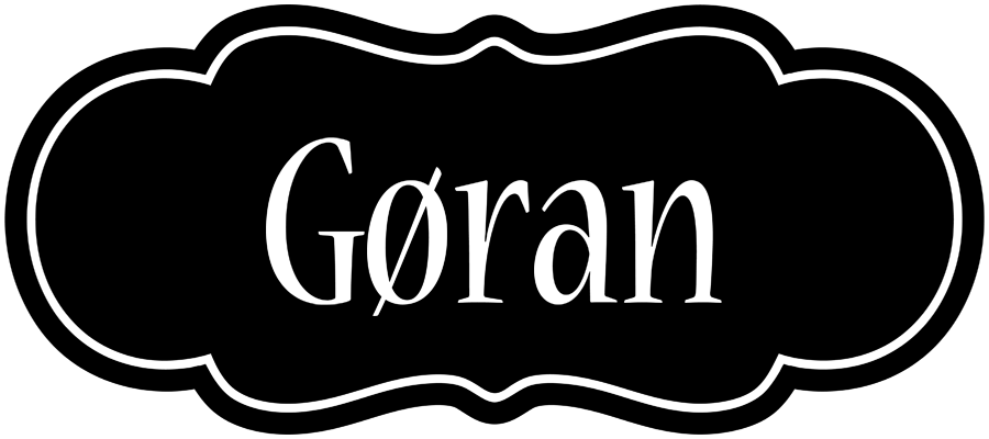 Gøran welcome logo