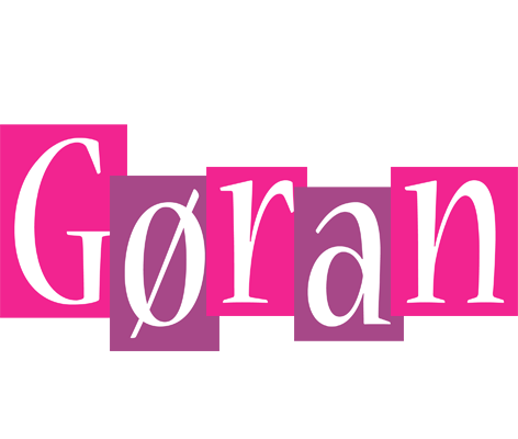Gøran whine logo