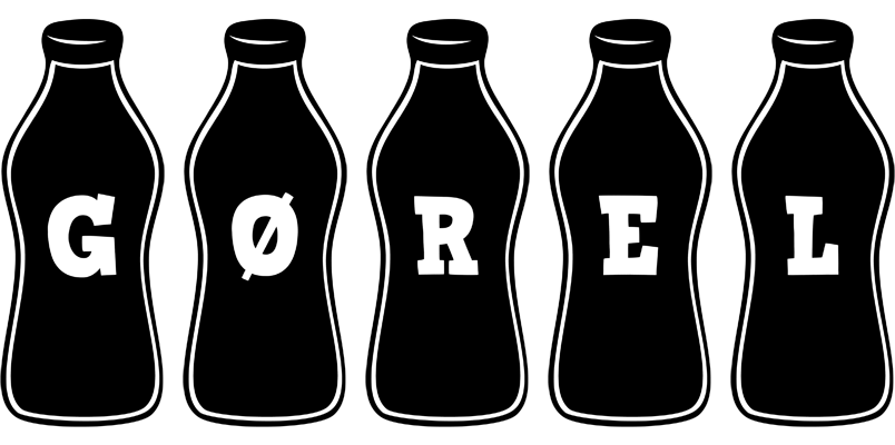 Gørel bottle logo