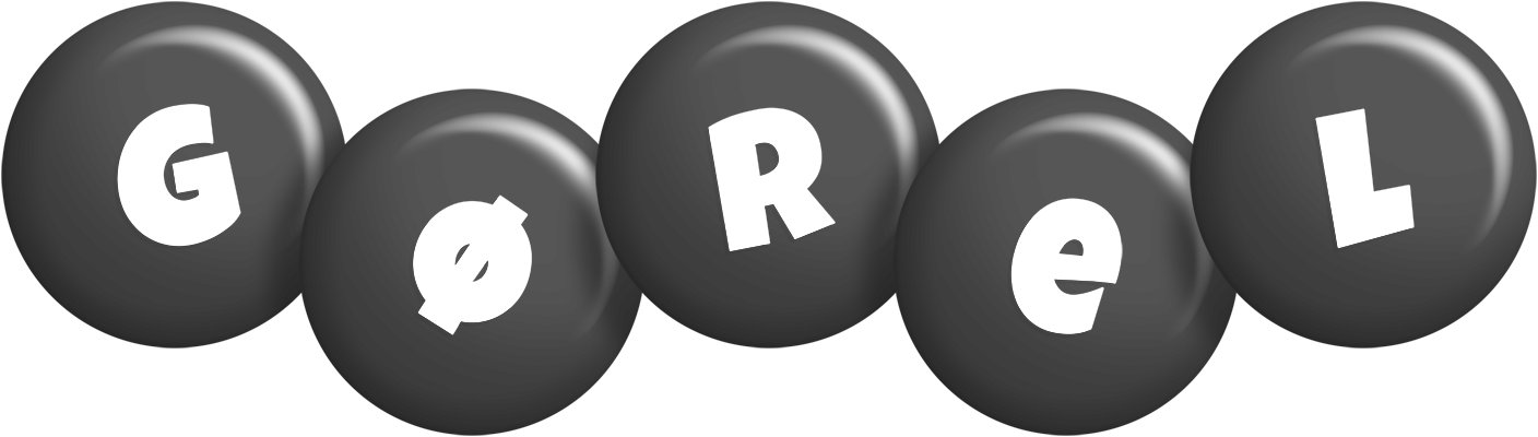 Gørel candy-black logo