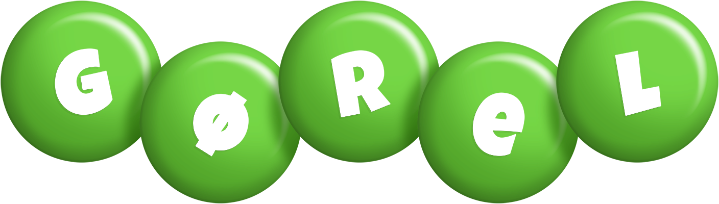 Gørel candy-green logo