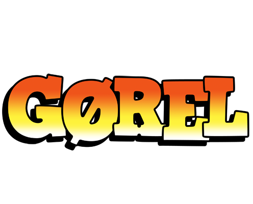 Gørel sunset logo