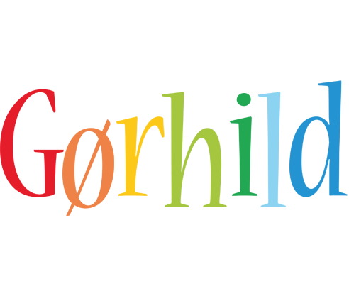 Gørhild birthday logo