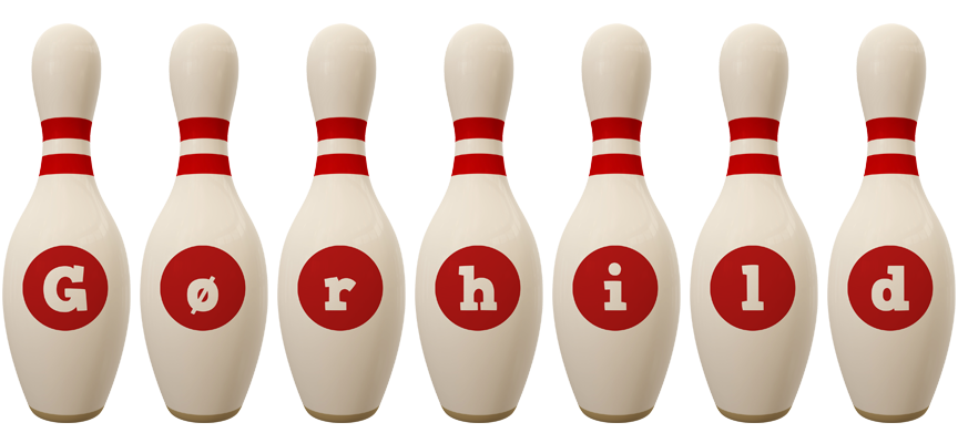 Gørhild bowling-pin logo