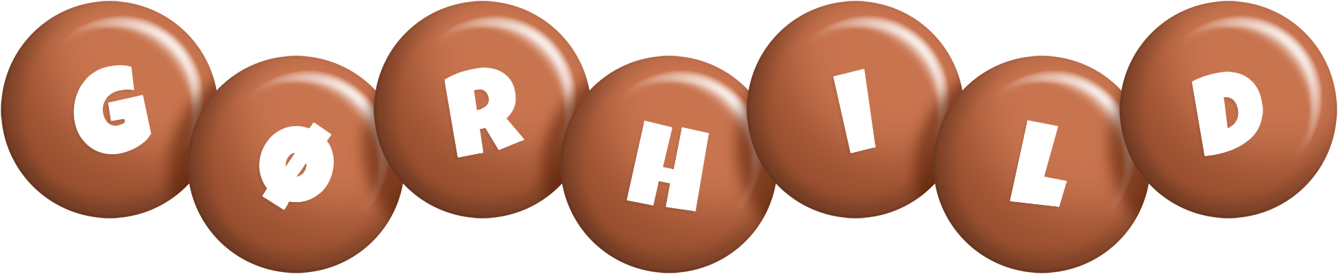 Gørhild candy-brown logo