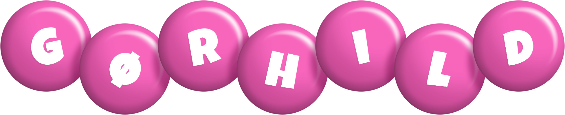 Gørhild candy-pink logo