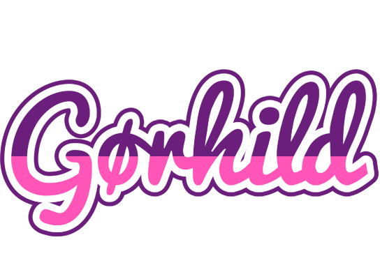 Gørhild cheerful logo