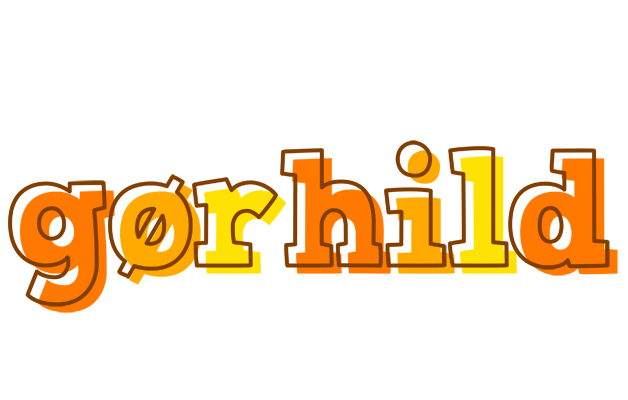 Gørhild desert logo