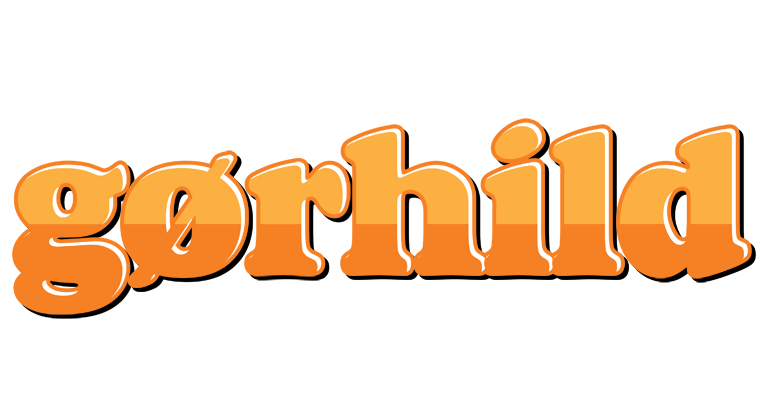 Gørhild orange logo
