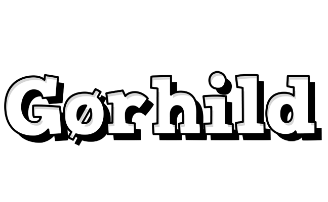 Gørhild snowing logo