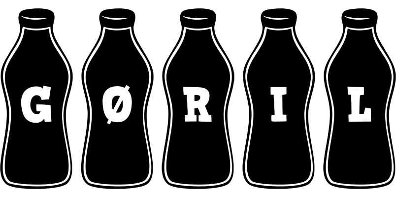 Gøril bottle logo