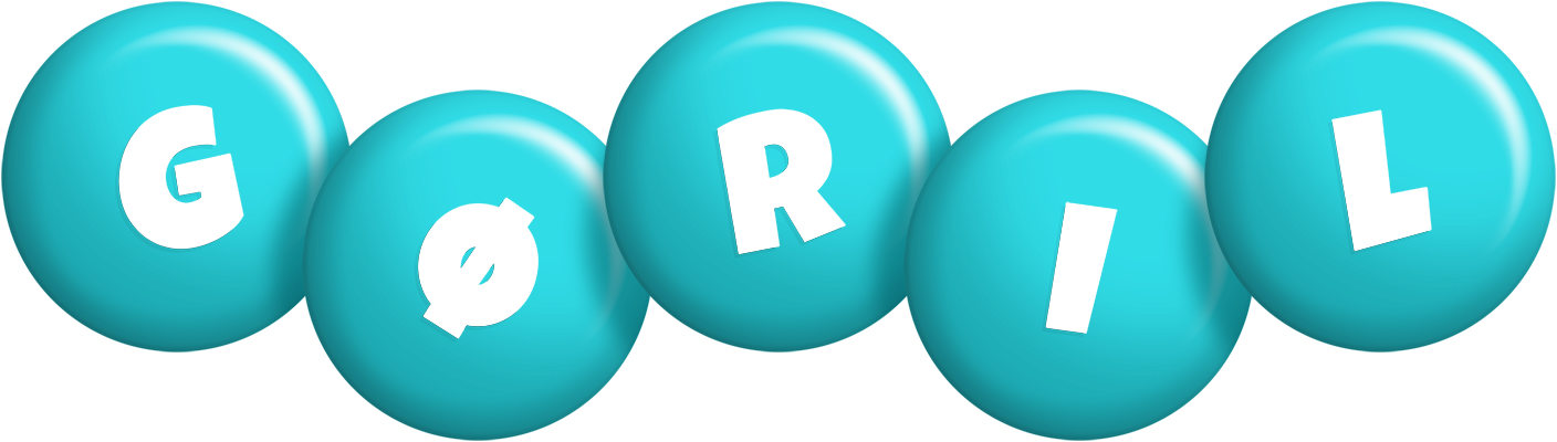Gøril candy-azur logo