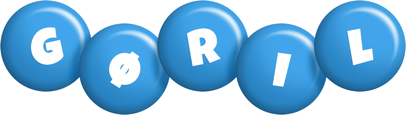 Gøril candy-blue logo