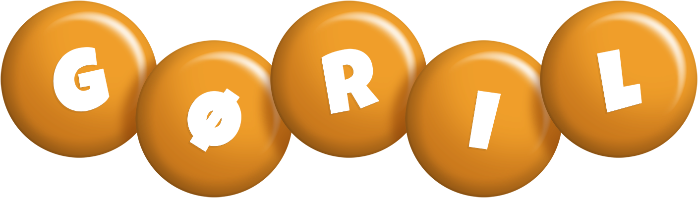 Gøril candy-orange logo