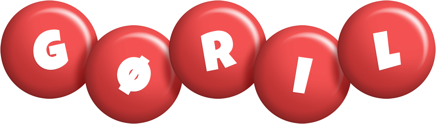 Gøril candy-red logo