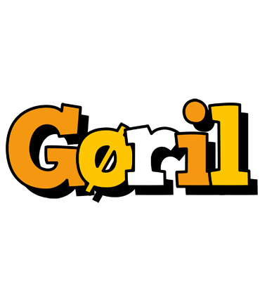 Gøril cartoon logo