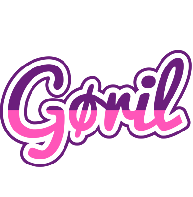 Gøril cheerful logo