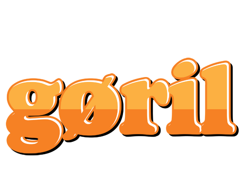 Gøril orange logo