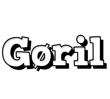 Gøril snowing logo