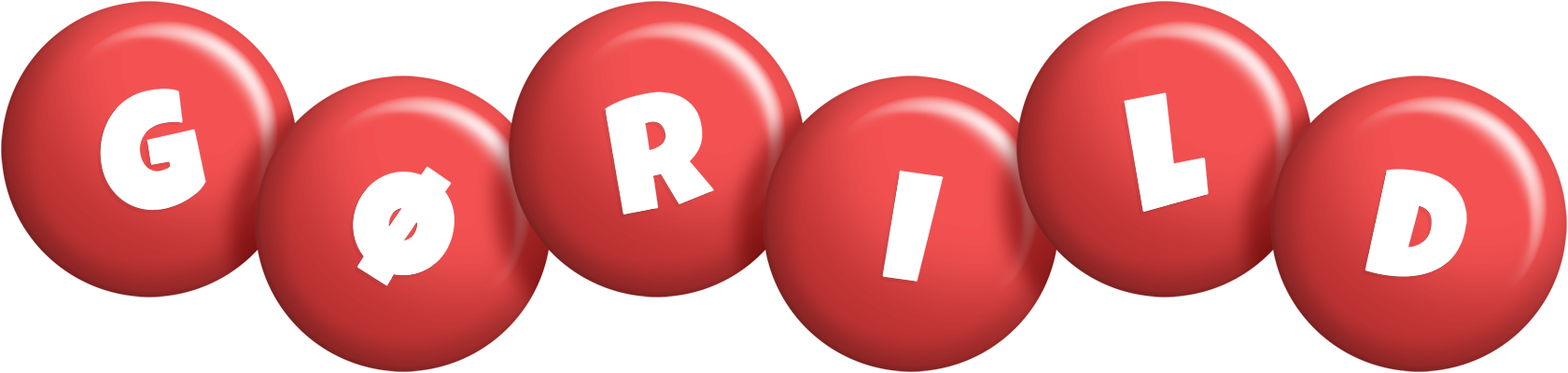 Gørild candy-red logo