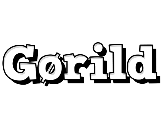 Gørild snowing logo
