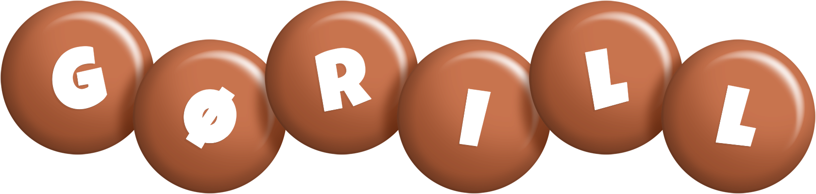 Gørill candy-brown logo