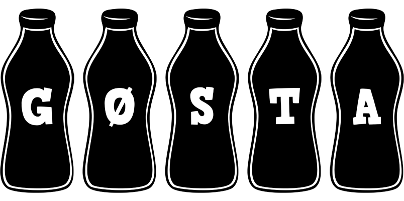 Gøsta bottle logo