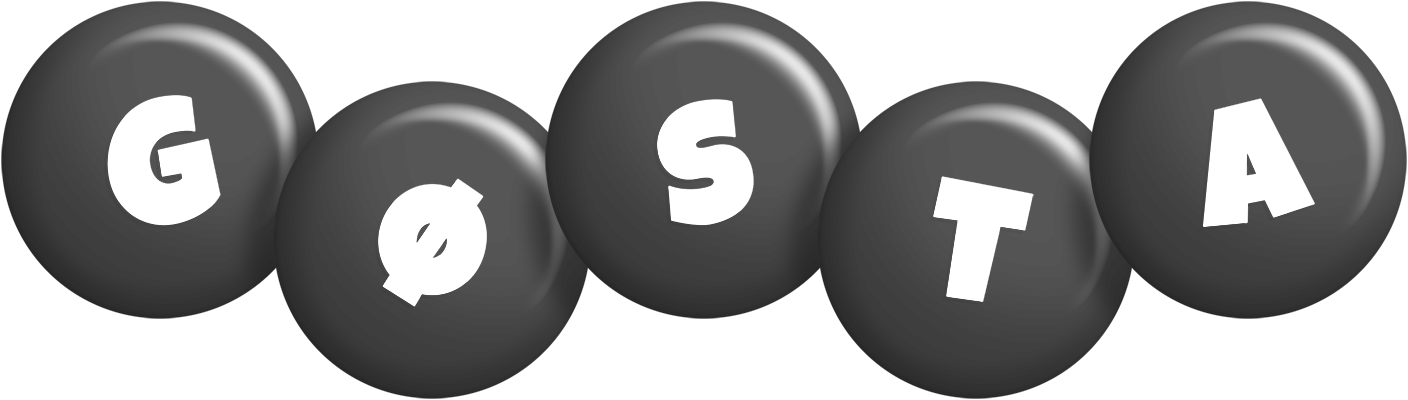 Gøsta candy-black logo