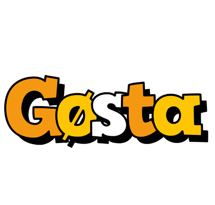 Gøsta cartoon logo