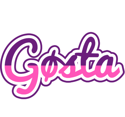Gøsta cheerful logo