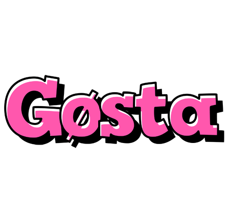 Gøsta girlish logo