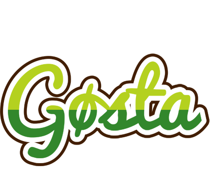 Gøsta golfing logo