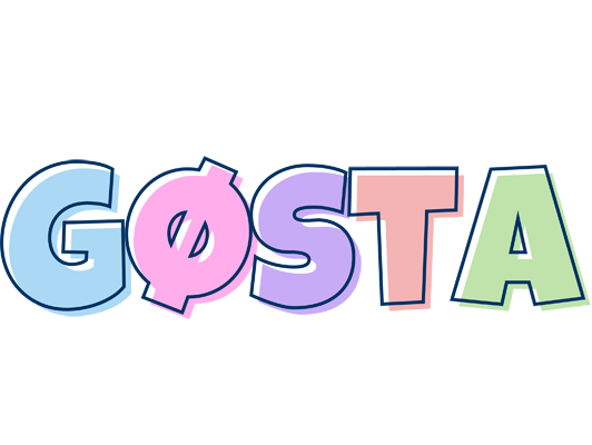 Gøsta pastel logo