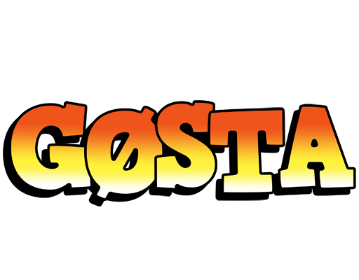 Gøsta sunset logo