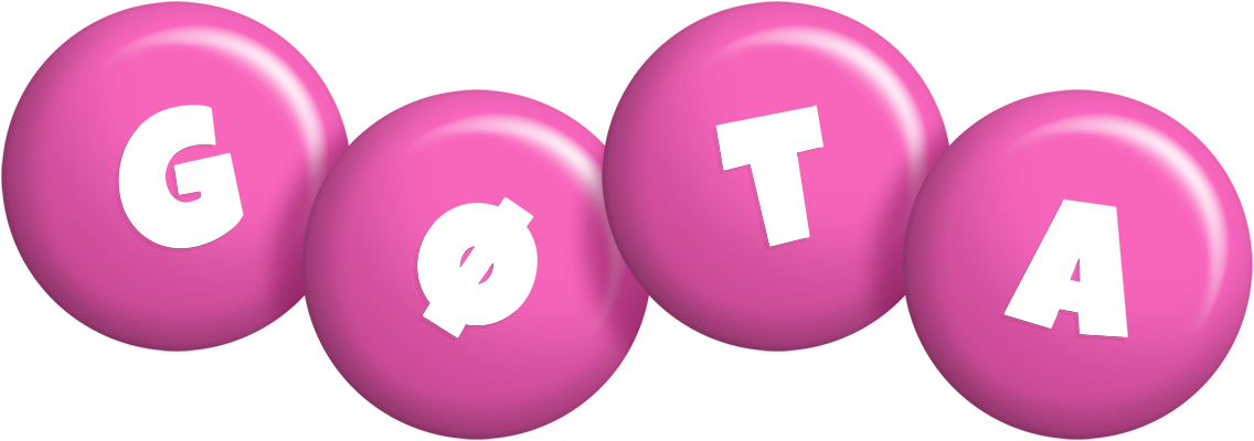 Gøta candy-pink logo