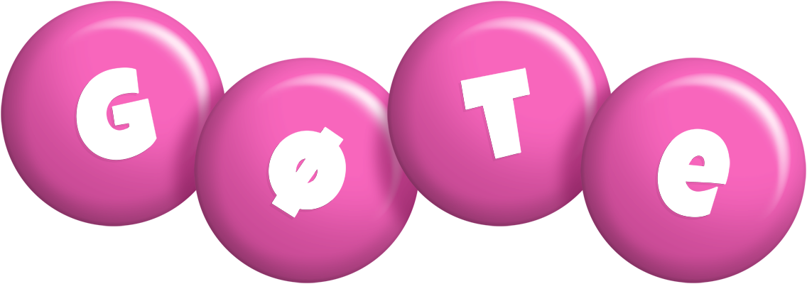 Gøte candy-pink logo