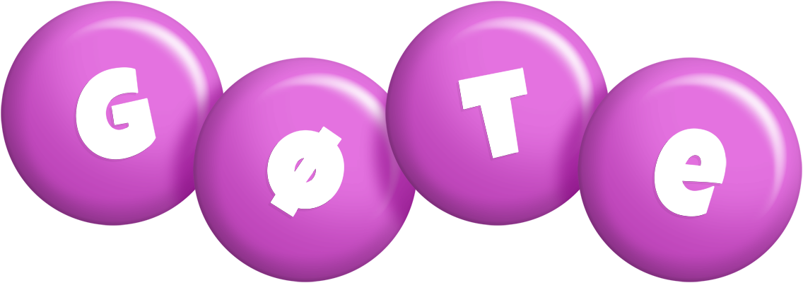 Gøte candy-purple logo