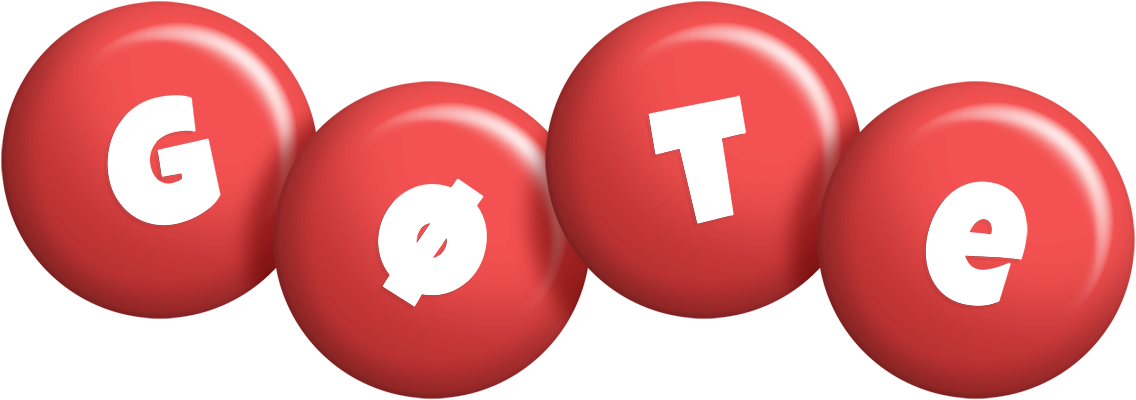 Gøte candy-red logo