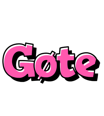 Gøte girlish logo