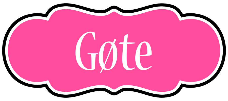 Gøte invitation logo