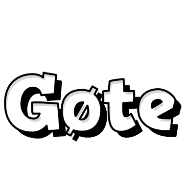 Gøte snowing logo