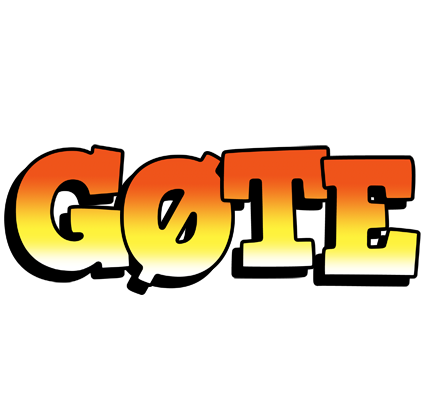 Gøte sunset logo