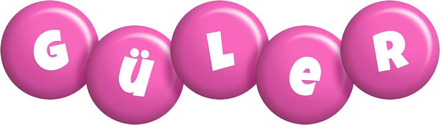 Güler candy-pink logo